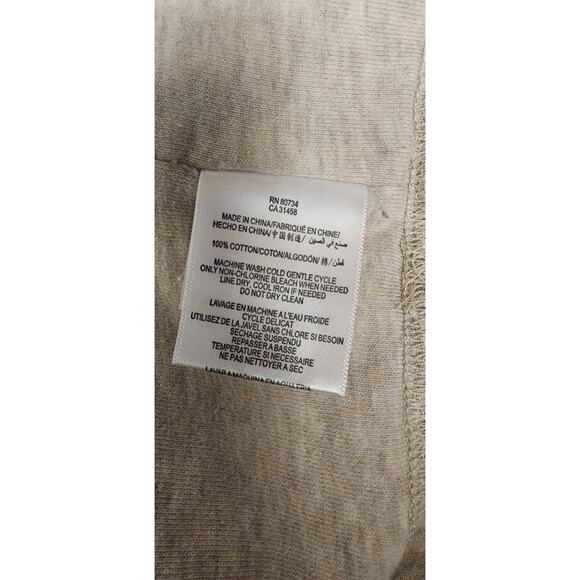 BCBGENERATION Wool Blend Ivory Cable Ruffle Shoulder Tunic Sweater XS - Picture 6 of 6